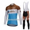 Conjunto Maillot + Culotte largo con tirantes 2018 AG2R La Mondiale N001